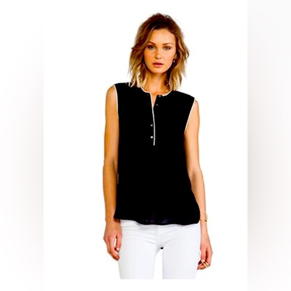 Vince silk sleeveless blouse - Picture 1 of 4